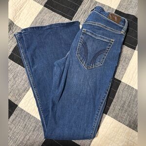 Hollister Dark Blue Flare Jeans